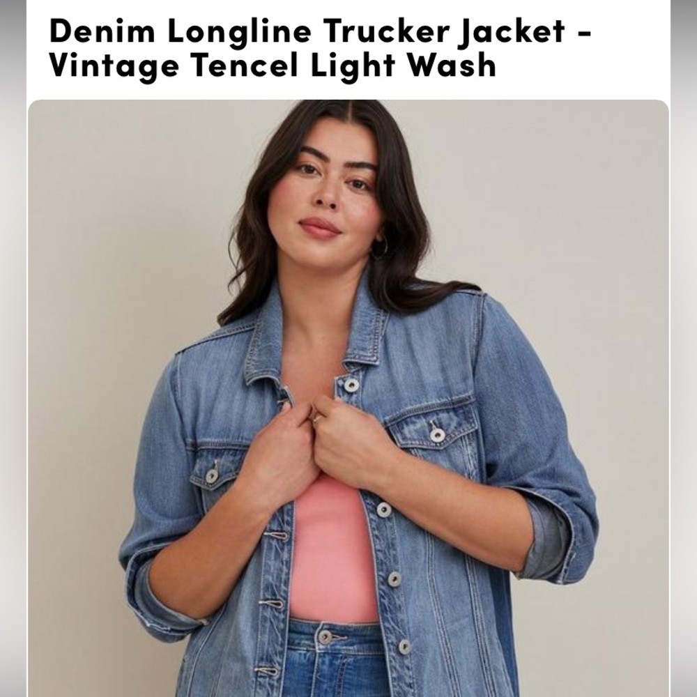 Torrid new with tag denim jacket